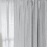 Commonwealth Thermavoile Rhapsody Lined Tailored Pole Top Curtain Panel - White