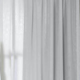 Commonwealth Thermavoile Rhapsody Lined Tailored Pole Top Curtain Panel - White