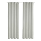 Thermaplus Navar Blackout Window Treatment Grommet Curtain Panel for Bedroom Livingroom White