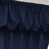 Commonwealth Thermalogic Prescott 5-Piece Window Covering Set With 3" Rod Pocket - Navy