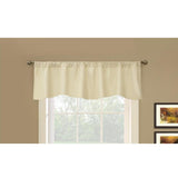Commonwealth Thermalogic Prescott Top Scalloped Tailored Valance With 3" Rod Pocket - 60x18"