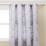 Commonwealth Home Fashions, Purple Caldwell Panel 54x63