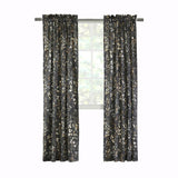 Commonwealth Rockport Pole Top Dressing Window Curtain Panel Pair - Dark Grey