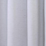 Thermaplus Ventura Blackout Grommet Curtain Panel Pair Frame Your Windows with Subtle Slub Textured Motif Each 78" x 84" White