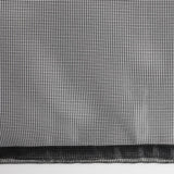 Commonwealth NO SE'EM Curtain Grommet Top Panel 8 Matt Silver Grommets - Black