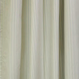 Commonwealth ThermaLogic Ticking Stripe 2-Piece Panel With 2" Header 3" Rod Pocket Sage