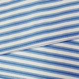 Commonwealth ThermaLogic Ticking Stripe Stylish Pinstripe Printed & Prescott Base 2-Piece Window Tieback - 44x3" Navy
