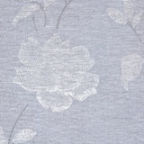 Habitat 100% Polyester Giardino Light Filtering Faux Linen Leaf Grommet Curtain Panel 52" x 63" White