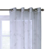 Commonwealth Giardino Grommet Curtain Panel Window Dressing - White