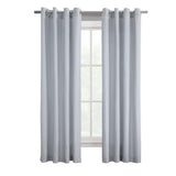 Commonwealth Harmony Grommet Curtain Panel Window Dressing - Silver