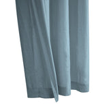 Habitat Harmony Light Filtering Crinkled Texture on Supple Drapeable Flowing Fabric Grommet Curtain Panel 52" x 84" Blue
