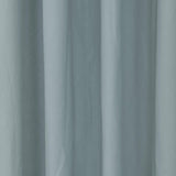 Habitat Harmony Light Filtering Crinkled Texture on Supple Drapeable Flowing Fabric Grommet Curtain Panel 52" x 84" Blue