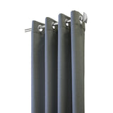 Habitat Margaret Light Filtering Window Treatment Grommet Curtain Panel for Bedroom Charcoal