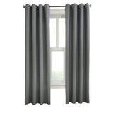 Habitat Margaret Light Filtering Window Treatment Grommet Curtain Panel for Bedroom Charcoal