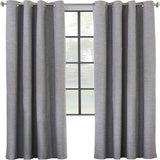 ThermaPlus Maya Blackout Insulated Window Curtain, Grey