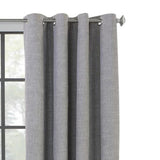 Commonwealth Maya Grommet Curtain Panel Window Dressing - Grey