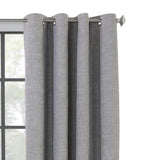 Commonwealth Maya Grommet Curtain Panel Window Dressing - Grey
