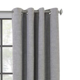 Commonwealth Maya Grommet Curtain Panel Window Dressing - Grey