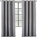 ThermaPlus Newberry Blackout Insulated Window Curtain, Grey