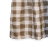 Ellis Curtain Country Check Tailored With 1.5" Rod Pocket Window Tiers Camel