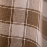 Ellis Curtain 50% Polyester 50% Cotton Country Check Tailored With 1.5" Rod Pocket Window Valance 58" x 15" Camel