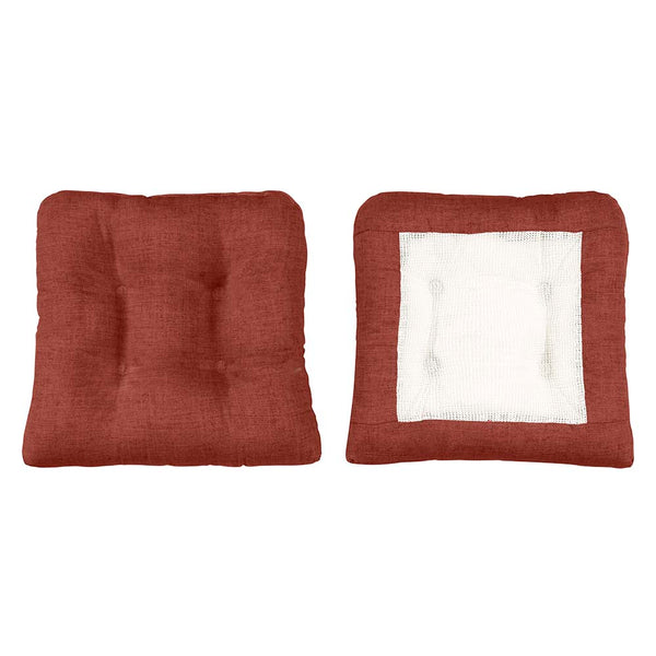 Ellis Lisa Solid Color Poly Cotton Durable Duck Fabric Non Skid Chair Pad Adding
