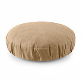Ellis Curtain 50% Cotton 50% Polyester Lisa Solid Elastic For Barstool Cover 13" x 13" Tan