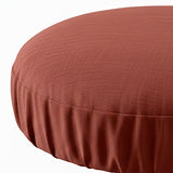 Ellis Curtain 50% Cotton 50% Polyester Lisa Solid Elastic For Barstool Cover 13" x 13" Red