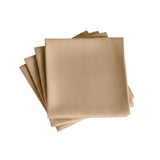 Ellis Curtain 50% Cotton 50% Polyester Lisa Solid Square Fabric Napkin 4 pack 18" x 18" Tan