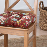 Ellis Bella Rose Elegant Medium Scale Printed Floral Pattern Non-Skid Chair Pad