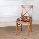Ellis Bella Rose Elegant Medium Scale Printed Floral Pattern Non-Skid Chair Pad