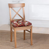 Ellis Bella Rose Elegant Medium Scale Printed Floral Pattern Non-Skid Chair Pad