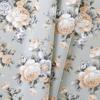 Ellis Bella Rose Stylish Medium Scale Printed Floral Pattern Ties to Secure Rocker Set 18"x24" Mist