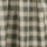 Ellis Curtain Country Check Tailored With 1.5" Rod Pocket Window Tiers Mist