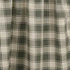 Ellis Curtain Country Check Tailored With 1.5" Rod Pocket Window Tiers Mist
