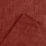 Ellis Curtain 50% Cotton 50% Polyester Lisa Solid Rectangle Tablecloth 60" x 84" Red