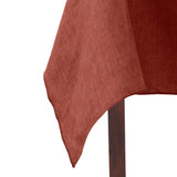 Ellis Curtain 50% Cotton 50% Polyester Lisa Solid Rectangle Tablecloth 60" x 84" Red