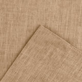 Ellis Curtain 50% Cotton 50% Polyester Lisa Solid Rectangle Tablecloth 60" x 84" Tan