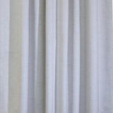 Commonwealth Ventura Tab Top Dressing Window Curtain Panel Pair - White