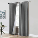 Thermaplus Ventura Blackout Window Treatment Tab Top Curtain Panel for Bedroom Livingroom 52" x 95"