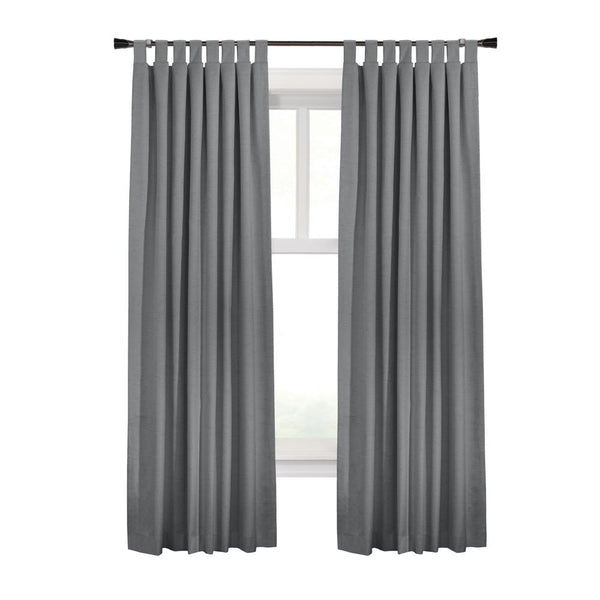 Commonwealth Ventura Tab Top Curtain Panel Pair Window Dressing each - 78x84", D
