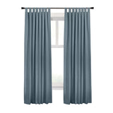 Commonwealth Ventura Tab Top Dressing Window Curtain Panel Pair - Blue