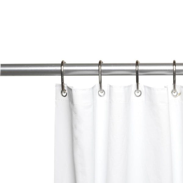 Carnation Home Fashions Standard-Sized, 6 Gauge PEVA Liner - White 72x72