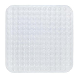 Carnation Home Fashions Stall Size"Bubble" Look Vinyl Bath Mat 21x21"