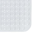 Carnation Home Fashions Stall Size"Bubble" Look Vinyl Bath Mat 21x21"