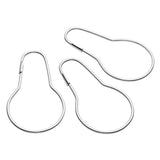 Carnation Home Fashions "EZ Glide" Shower Curtain Hooks in Chrome - Chrome