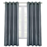 Commonwealth Edison Grommet Dressing Window Curtain Panel - Blue