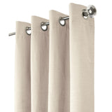 Thermaplus Shadow Window Treatment Blackout Grommet Curtain Panel 52" x 108" for Bedroom Livingroom Off-white