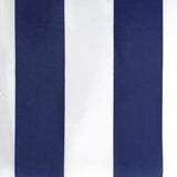 Commonwealth Seascapes Stripes Light Filtering Satiny Look Provide Privacy Grommet Outdoor Panel Pair Indigo