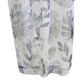 Habitat Alba Sheer Botanical Leaf Design Touch of Nature to Your Home or Office Grommet Curtain Panel Taupe